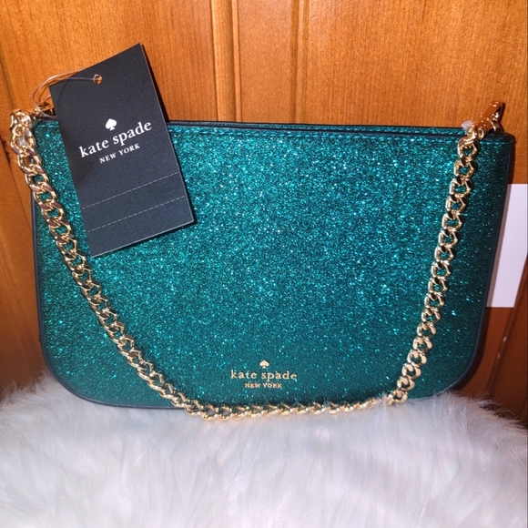 kate spade Bags Nwt Kate Spade Glimmer Glitter Pochette Bag Purse